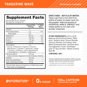 Sachets Amino Energy Optimum Nutrition sur une table avec une bouteille d'eau