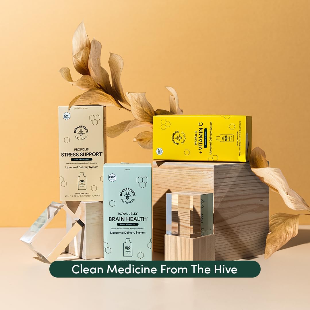 Sachets Beekeeper's Naturals avec informations nutritionnelles