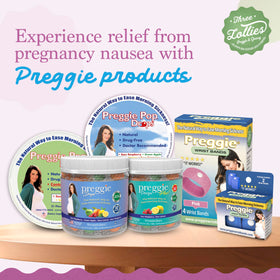 Sachets d'hydratation Preggie Three Lollies avec un verre d'eau