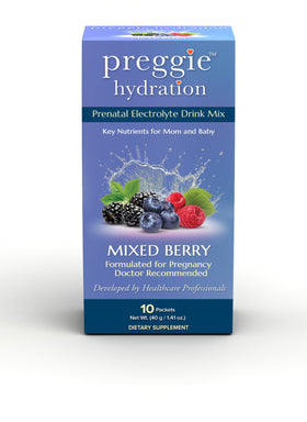 Sachets d'hydratation Preggie Three Lollies vue de face