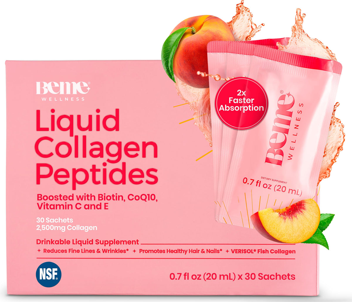 Sachets de BeMe Collagène Liquide 2500mg VERISOL avec emballage