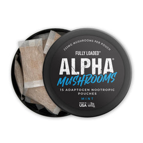 Sachets de champignons Alpha Fully Loaded, présentation des sachets