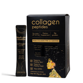 Sachets de collagène Black Girl Vitamins avec 24 sachets individuels