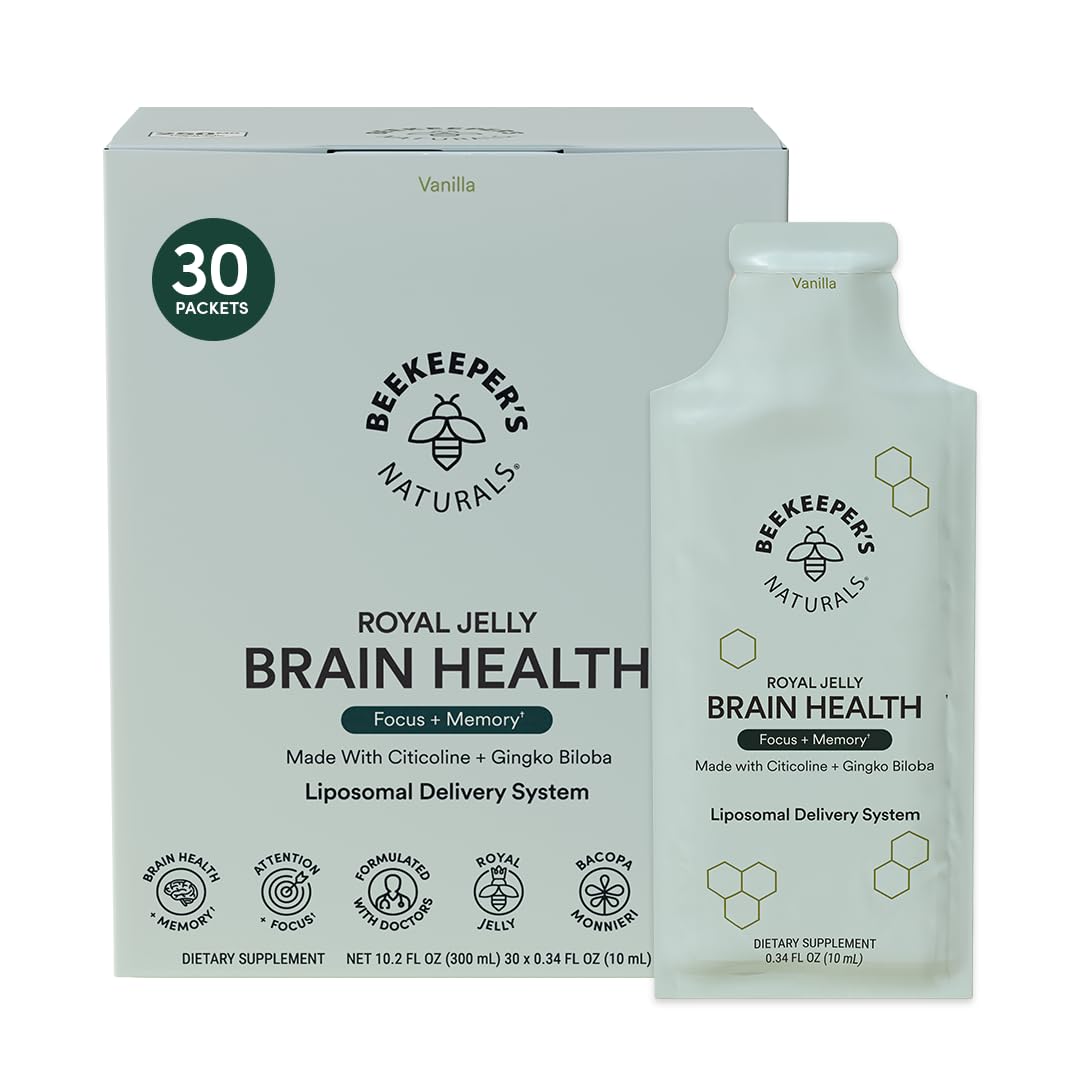 Sachets de complément alimentaire cérébral Beekeeper's Naturals 30ct