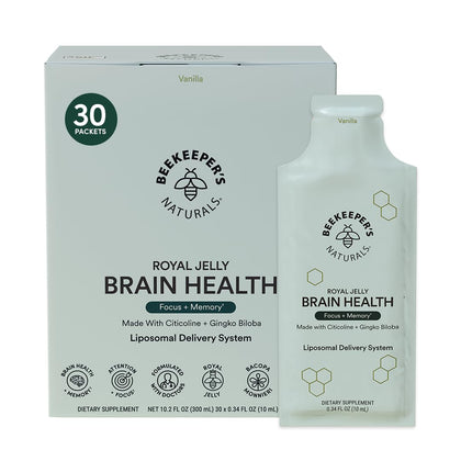 Sachets de complément alimentaire cérébral Beekeeper's Naturals 30ct