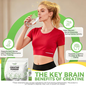 Sachets de créatine Nature Whisper sur une table de sport