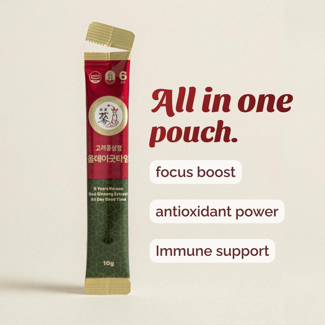 Sachets de ginseng rouge PNBG, présentation des sachets