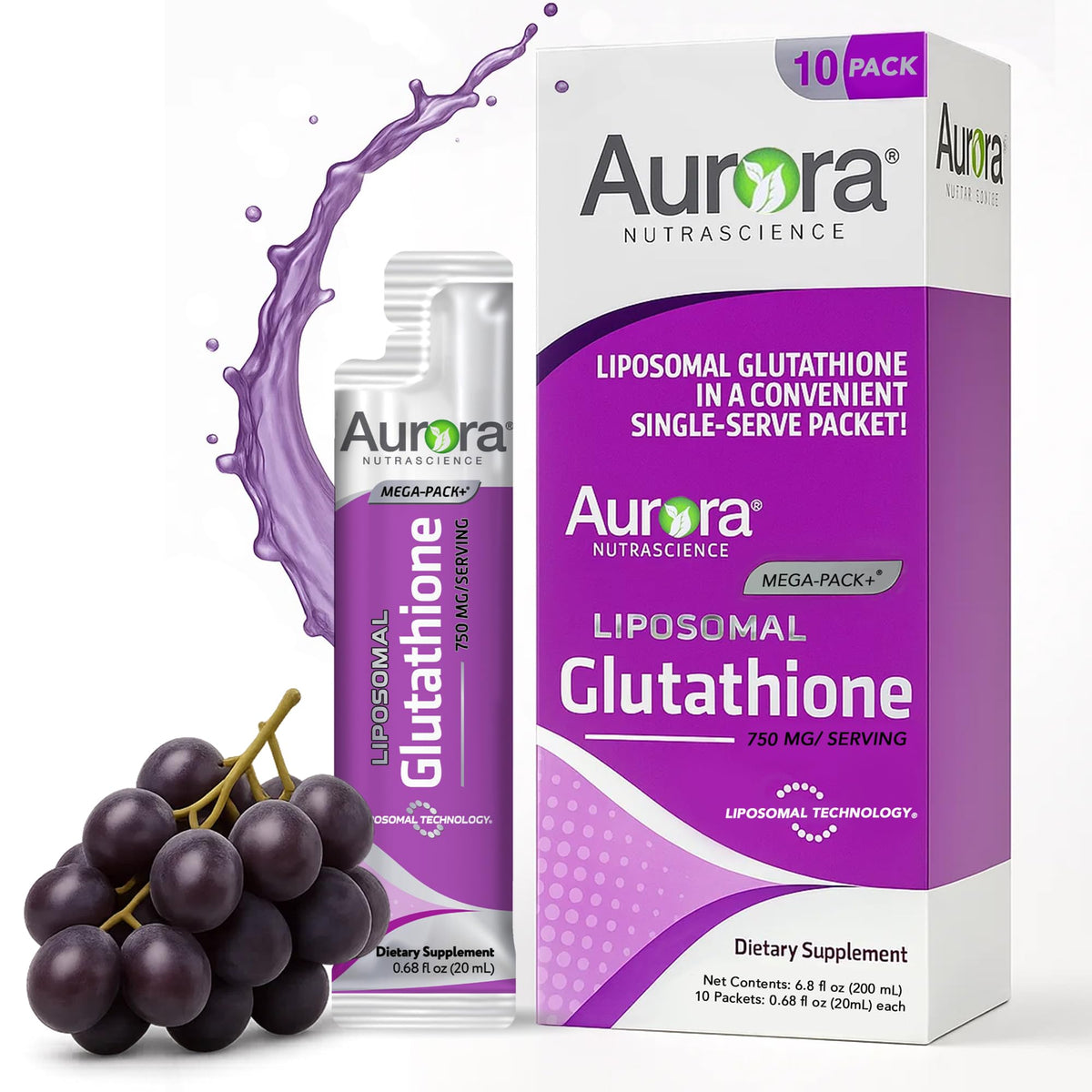 Sachets de Glutathione Liposomal Vida Lifescience, paquet de 10