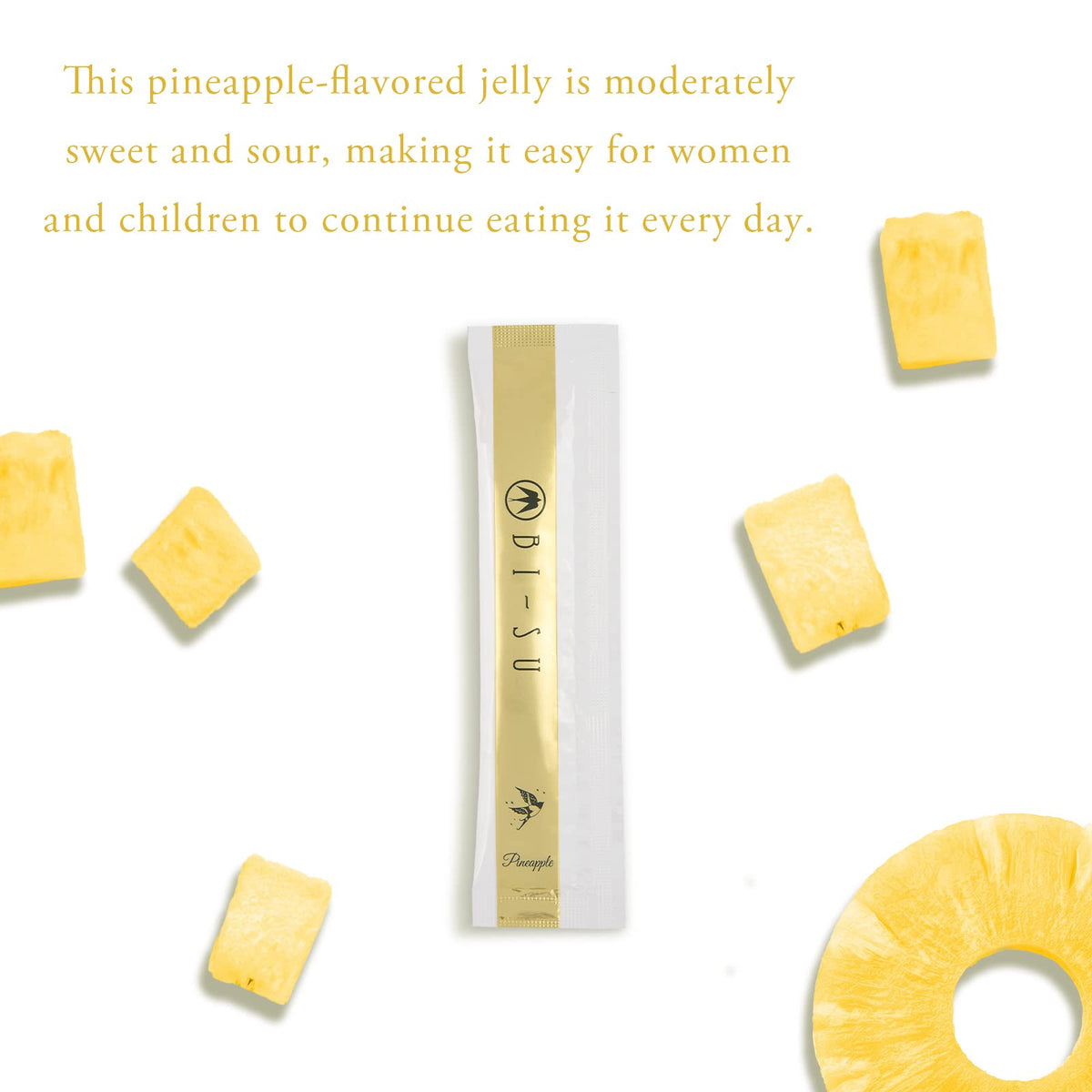 Sachets de Jelly Sticks BI-SU dans un environnement naturel