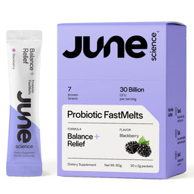 Sachets de June Science Balance + Relief au goût mûre