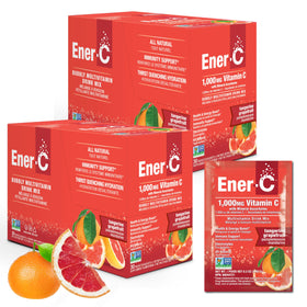 Sachets de mélange de boisson multivitaminé Ener-C tangerine et pamplemousse