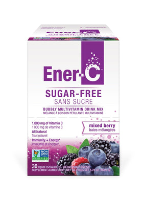 Sachets de mélange de vitamines Ener-C sans sucre, saveur fruits mélangés