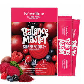 Sachets de NEWELLME Balance Master Poudre de Betterave Super Reds