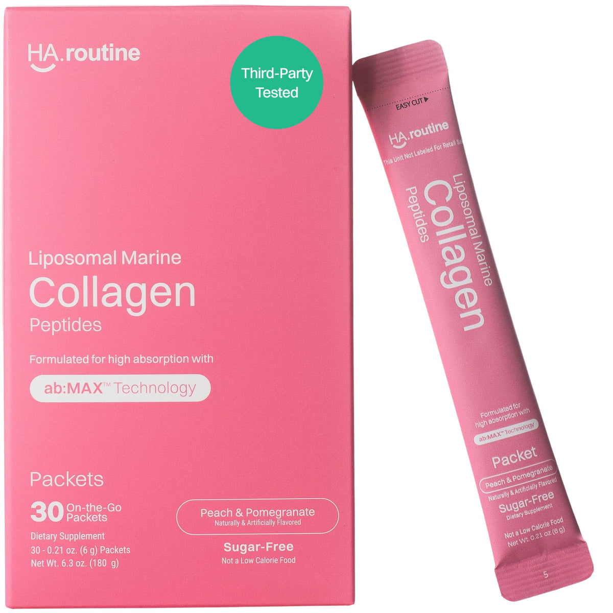 Sachets de poudre de collagène marin Haroutine, 2100 mg, vue de face