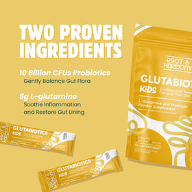 Sachets de poudre Glutabiotics pour enfants, sans arôme