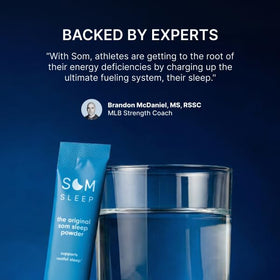 Sachets de Som Sleep avec un fond neutre