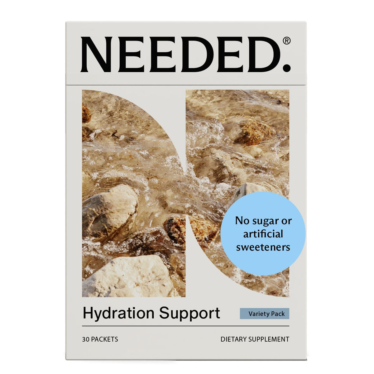 Sachets de soutien à l'hydratation Needed. avec fruits réels