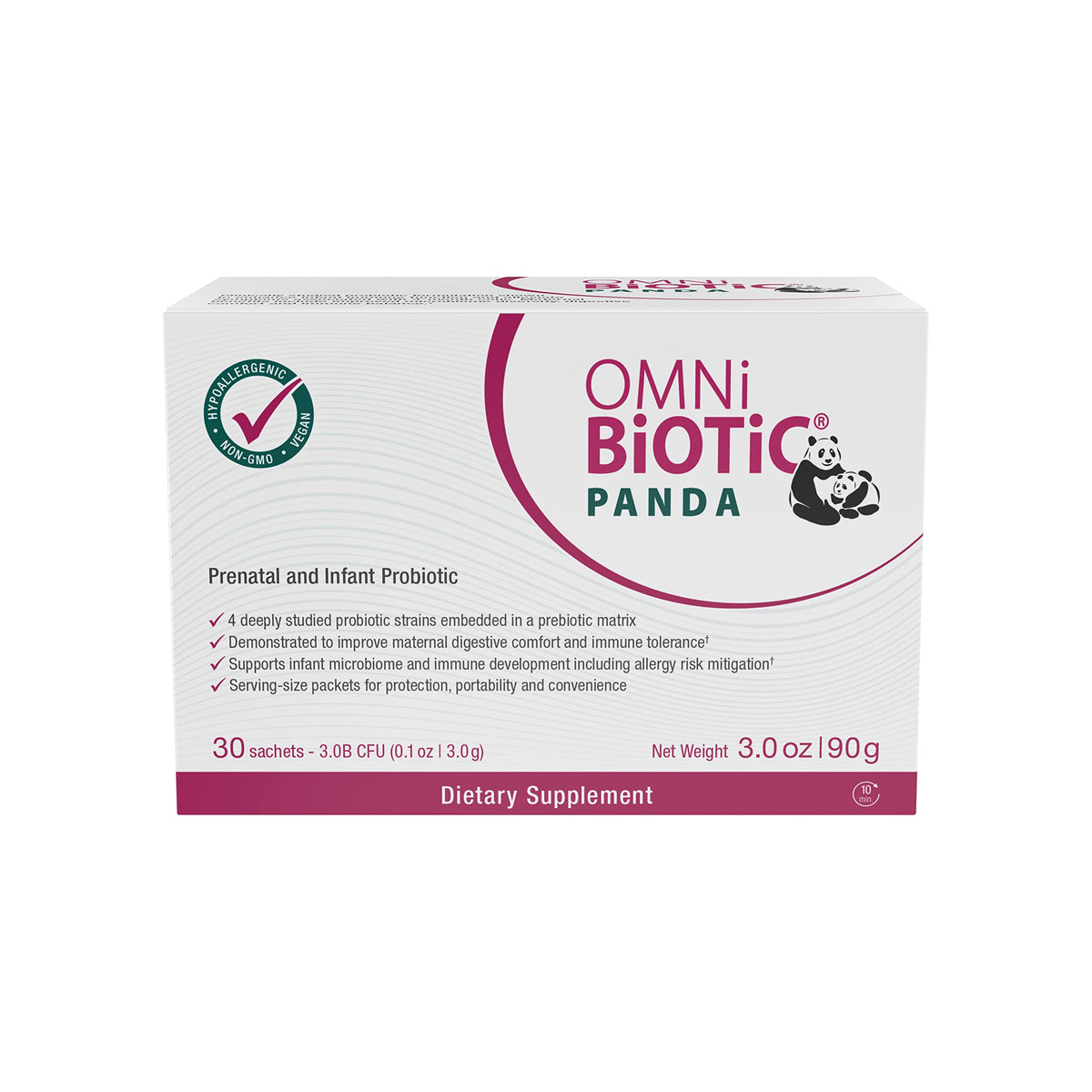 Sachets individuels de OMNi BiOTiC Panda Poudre Probiotique