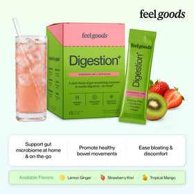 Sachets individuels de Poudre de Soutien daily Kiwi Fraise Feel Goods