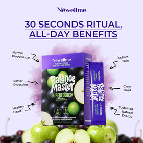 Sachets individuels de poudre de superaliments NEWELLME