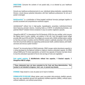 Sachets XYMOGEN ActivEssentials disposés sur une table