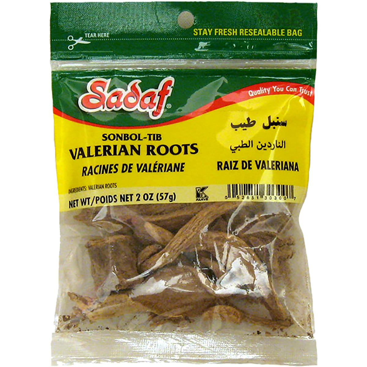 Sadaf Racines de Valériane 59g sachet avant