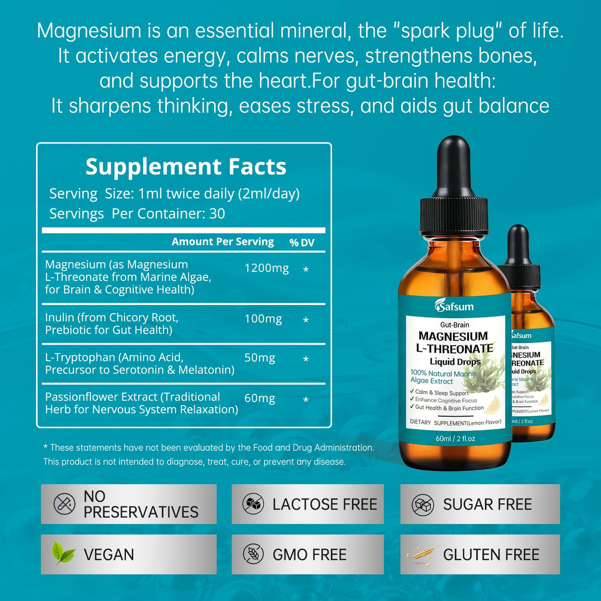 Safsum Magnesium L-Threonate en contexte de vie quotidienne