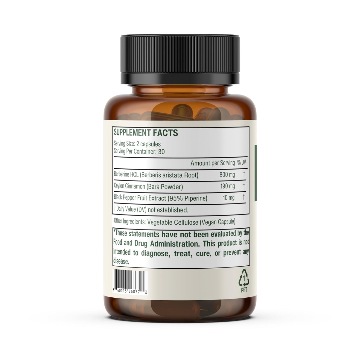 Sage & Self Berberine HCl 1000 mg mise en scène