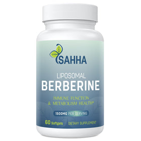 Sahha Berbérine Liposomale 1500mg vue de face avec emballage