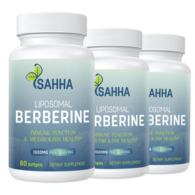 Sahha Liposomal Berberine HCL 1500mg emballage avant