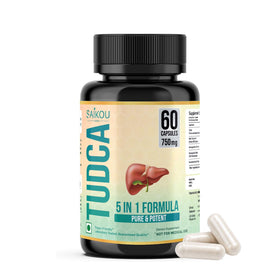 SAIKOU HERBS TUDCA 750mg 5 en 1 devant de l'emballage