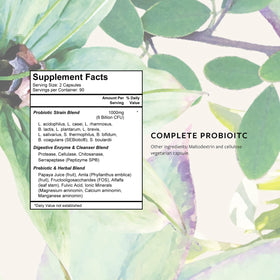 SAKARA Complément Probiotique Complet pour Femmes, emballage et étiquette