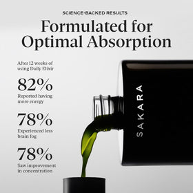 SAKARA Daily Elixir Multivitamine Liquide 480 ml avec cuillère