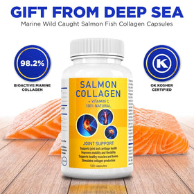 Salcoll collagène marin capsules vue de côté