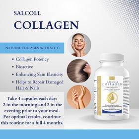 Salcoll Collagène Marin Pur Capsules - Flacon ouvert