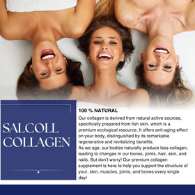 Salcoll Collagène Marin Pur Capsules - Gélules sur une table
