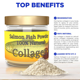 Salcoll Poudre de Collagène Marin 50g - ingrédients