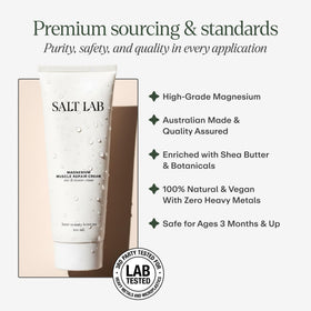 SALT LAB Crème de Magnésium 100 mL, texture de la crème