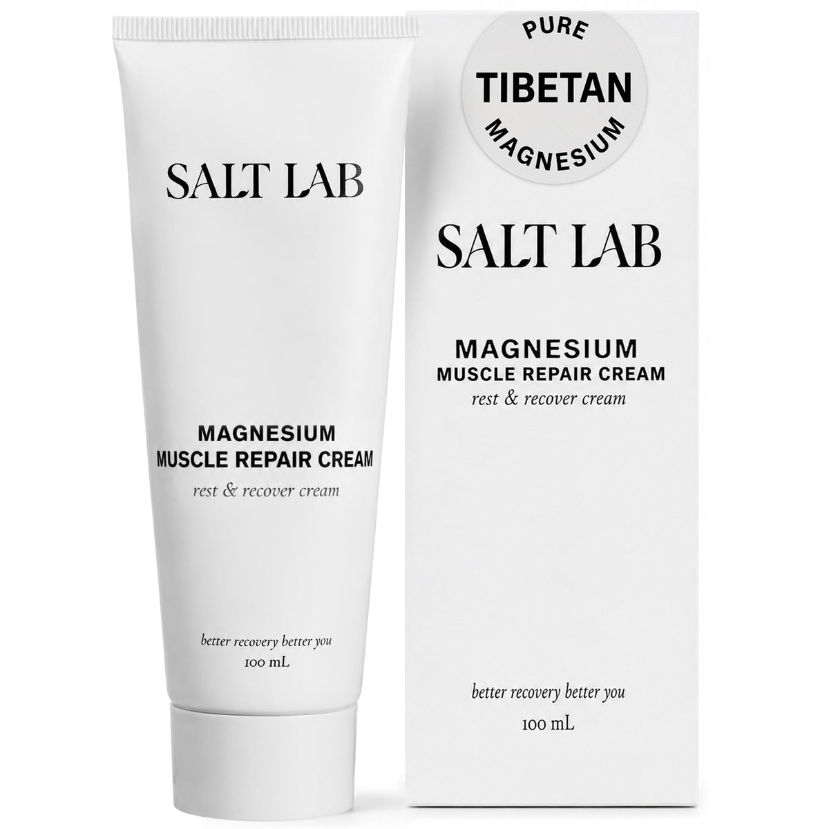 SALT LAB Crème Magnésium 100 mL vue avant avec packaging