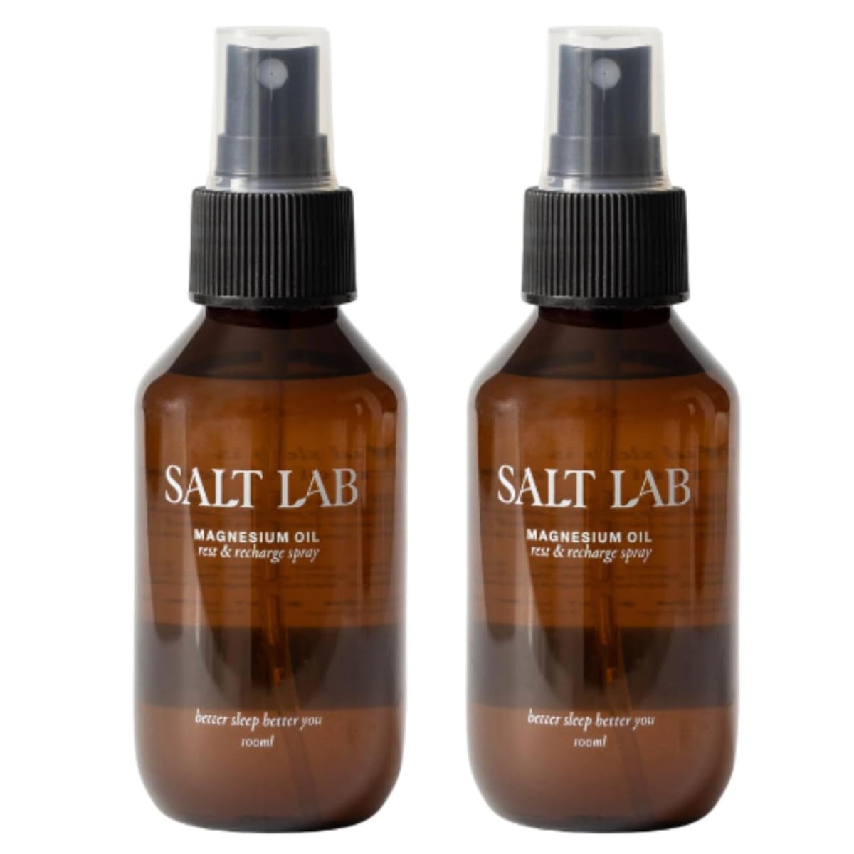 SALT LAB Spray d'Huile de Magnésium format voyage 3,4 oz vue avant