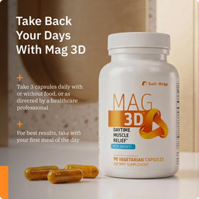 SaltWrap Mag 3D 90 Caps avec capsules sur une table