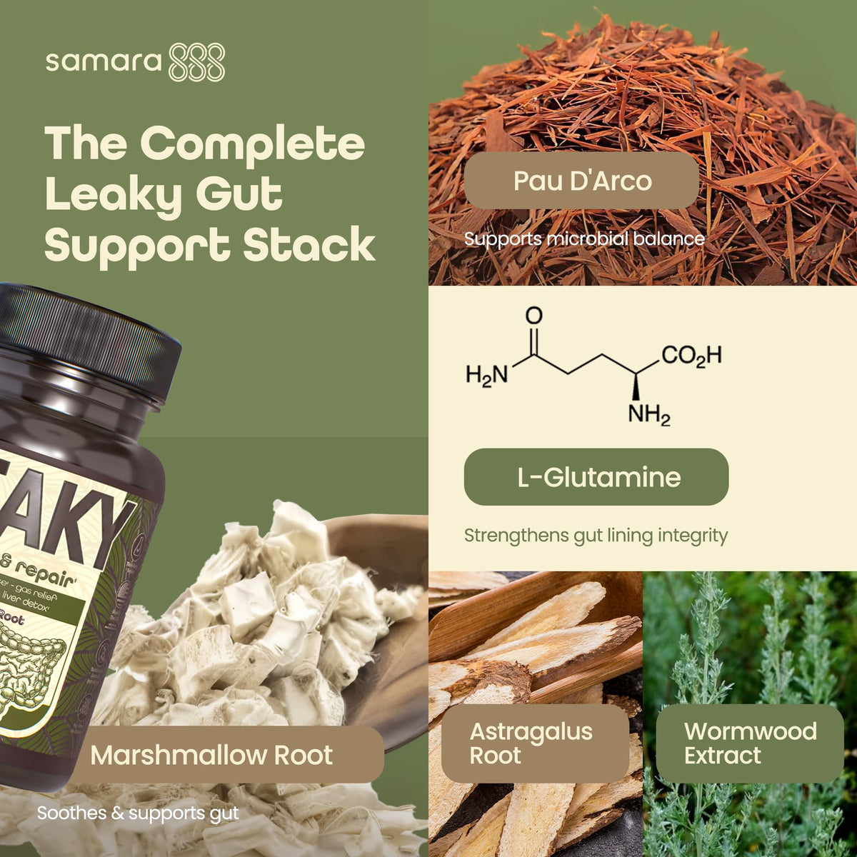 Samara 888 complément alimentaire capsules dans un pot