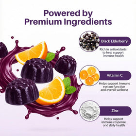 Sambucol Gummies de Sureau Noir - Étiquette de la boîte