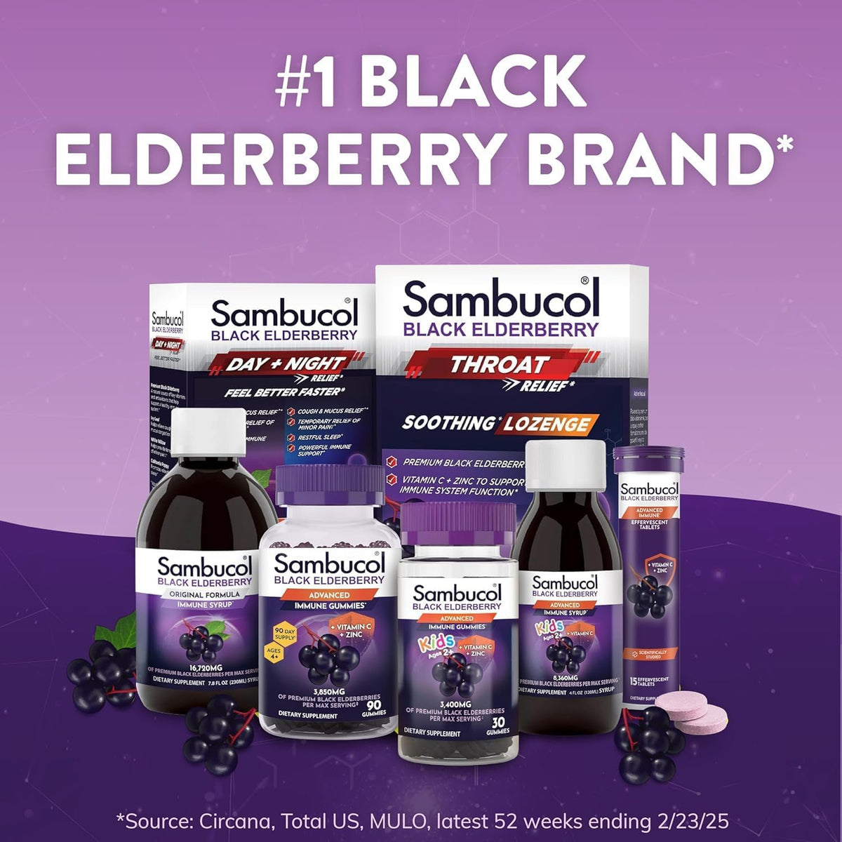 Sambucol Sirop de Sureau Noir 230 ml - pack de deux