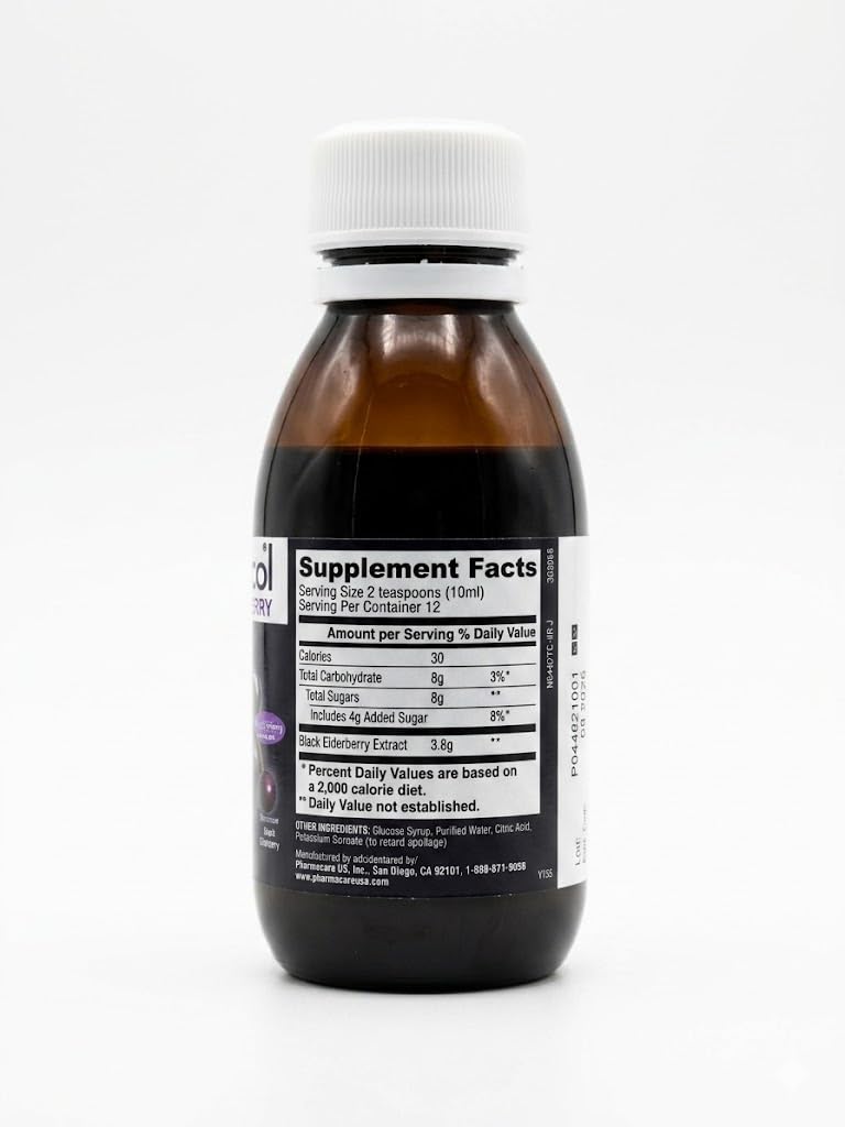 Sambucol Sirop de Sureau Noir, flacon en groupe avec d'autres produits