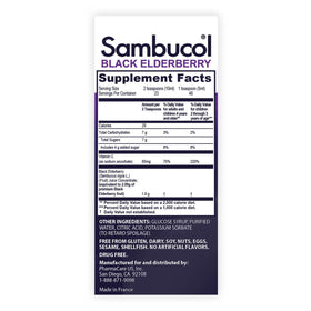 Sambucol Sirop de Sureau Noir pour Enfants 220 ml en gros plan