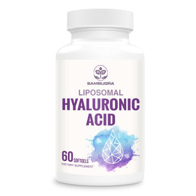 Sambugra Acide Hyaluronique Liposomal 1000mg 60 Capsules vue de face