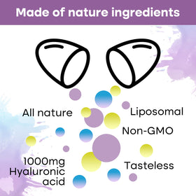 Sambugra Acide Hyaluronique Liposomal capsules in natural setting