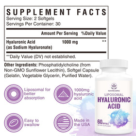 Sambugra Acide Hyaluronique Liposomal Capsules ouvertes