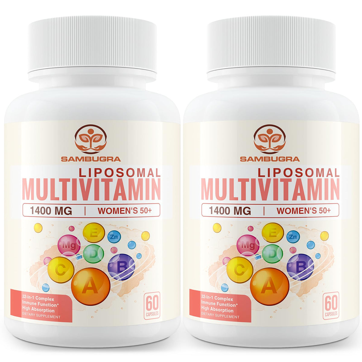 Sambugra Multivitamine Liposomale Femme 50+ capsule avant